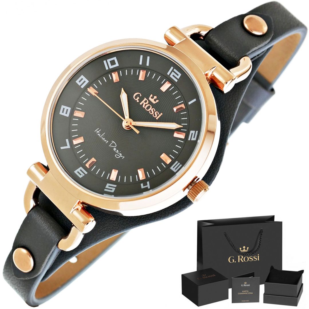 Zegarek Damski G.Rossi 3652A2-1B3 + BOX – zdjęcie 3