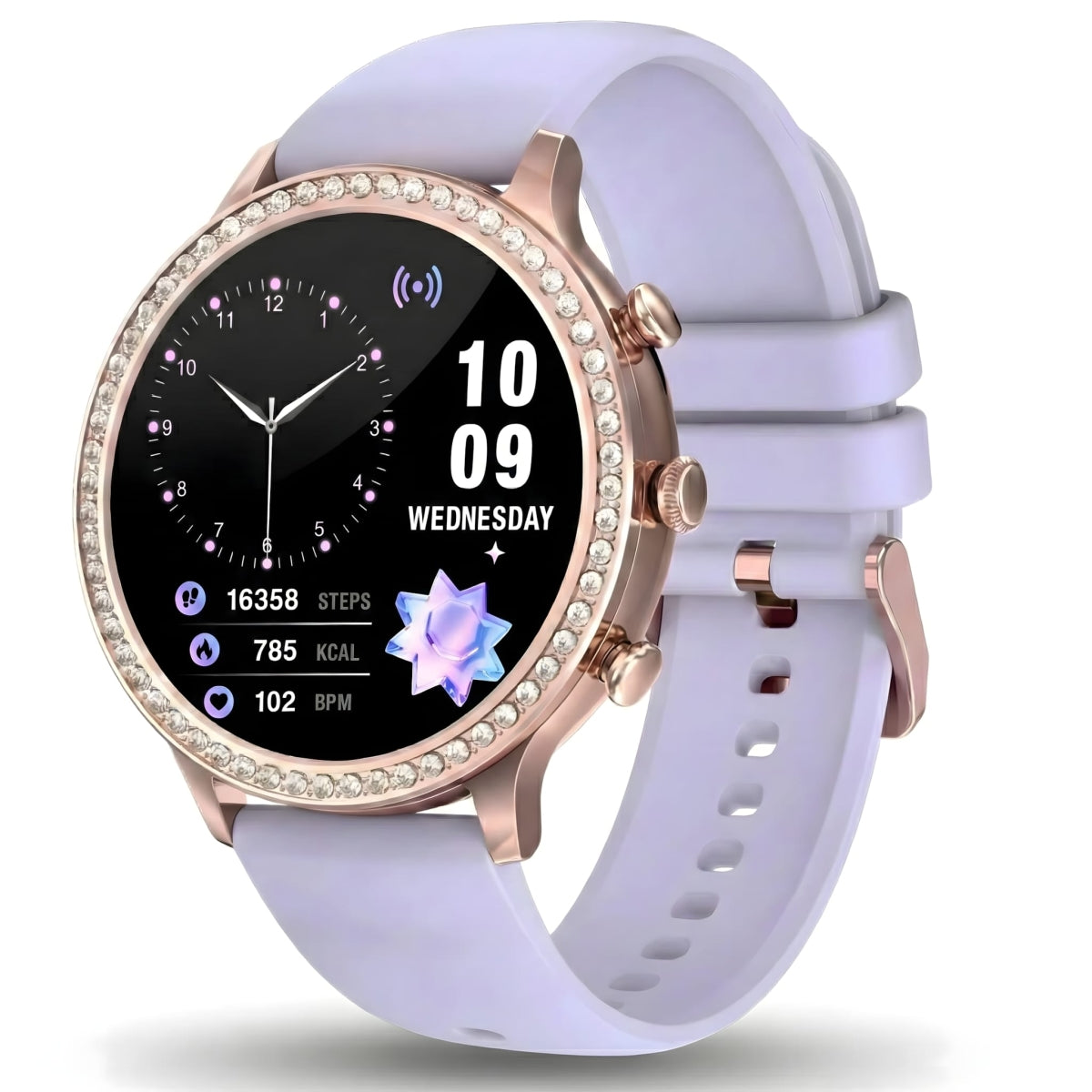 Smartwatch Gravity Różowe Złoto Pasek i Bransoleta GT5-7 – zdjęcie 6