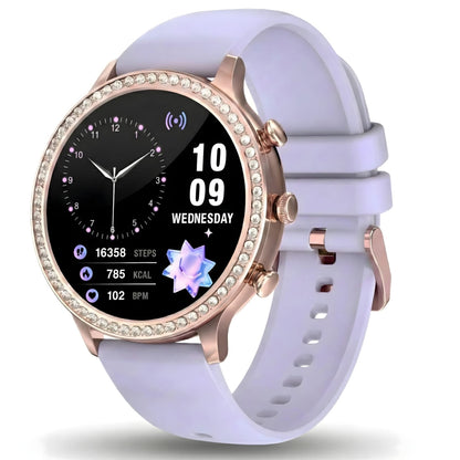 Smartwatch Gravity Różowe Złoto Pasek i Bransoleta GT5-7 – zdjęcie 6