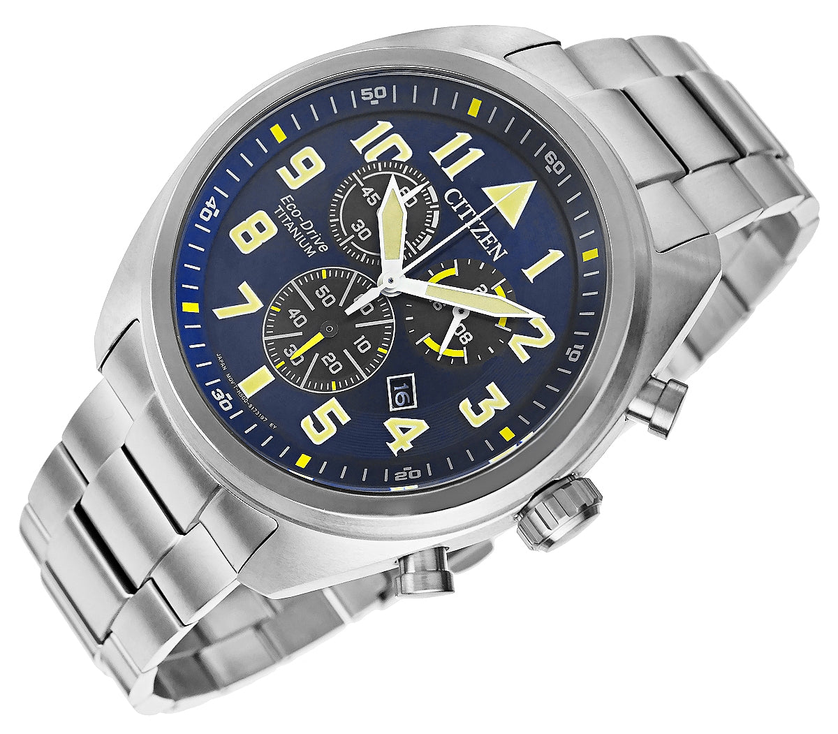 Zegarek Męski CITIZEN Super Titanium Eco-Drive AT2480-81L + BOX – zdjęcie 6