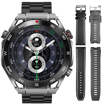 Smartwatch VELTORI VT100-1 + Czarny Pasek Silikonowy + Czarny Eko Skóra – zdjęcie 2