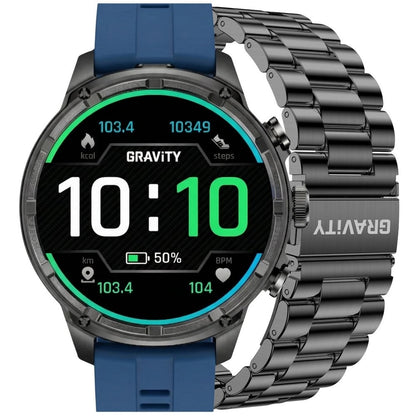 Smartwatch Gravity Czarny Pasek + Bransoleta GT41-2