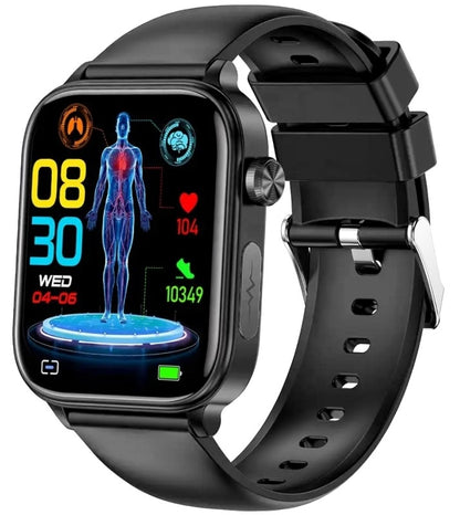 Smartwatch Męski Rubicon RNCF33 BLACK + Pasek Granatowy – zdjęcie 2