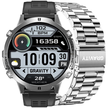 Smartwatch Gravity Grafitowy Pasek + Bransoleta GT42-3