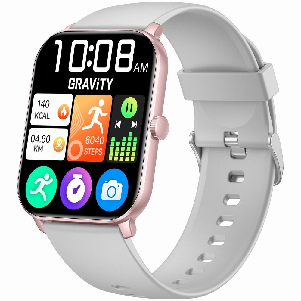 Smartwatch Gravity Różowe Złoto Szary GT36-2