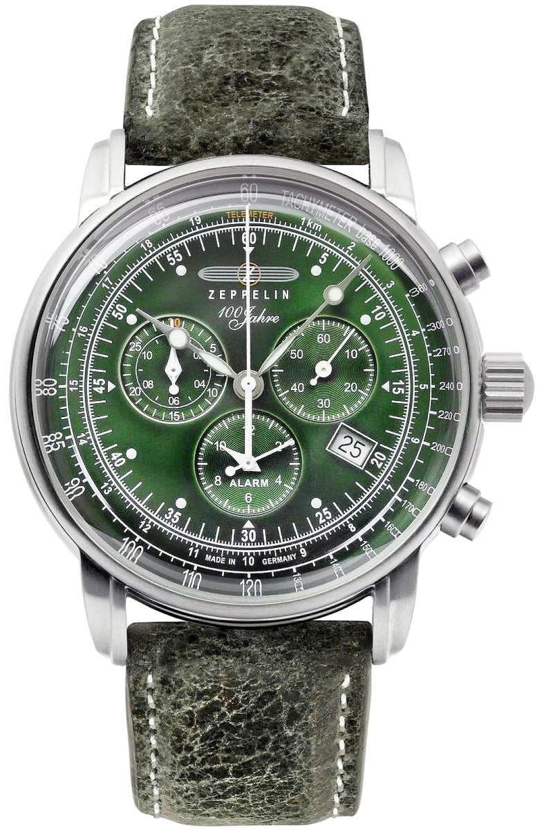 Zegarek Męski ZEPPELIN 100 Jahre Chronograph 8680-4 + BOX