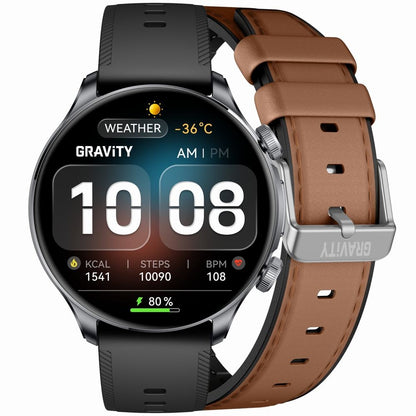 Smartwatch Gravity Czarny 2 Paski GT35-1