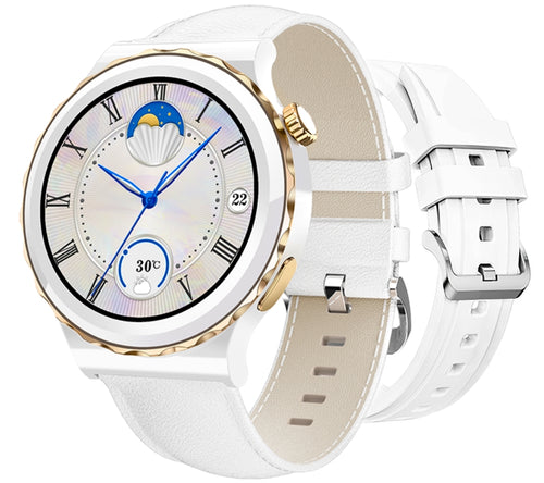 Smartwatch Damski Rubicon RNCE92 PRO White/2 x Pasek SMARUB171