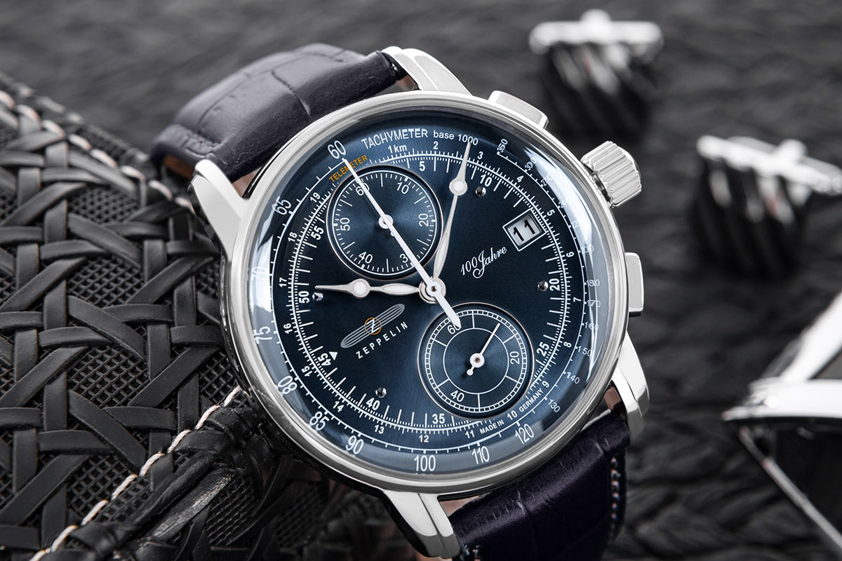 Zegarek Męski ZEPPELIN 100 Yahre Chronograph 8670-3 + BOX – zdjęcie 7