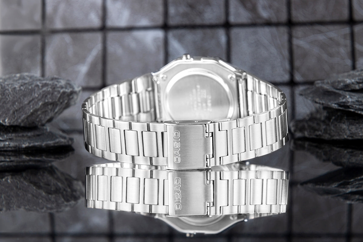 Zegarek CASIO A163WA-1QES Unisex + BOX – zdjęcie 8
