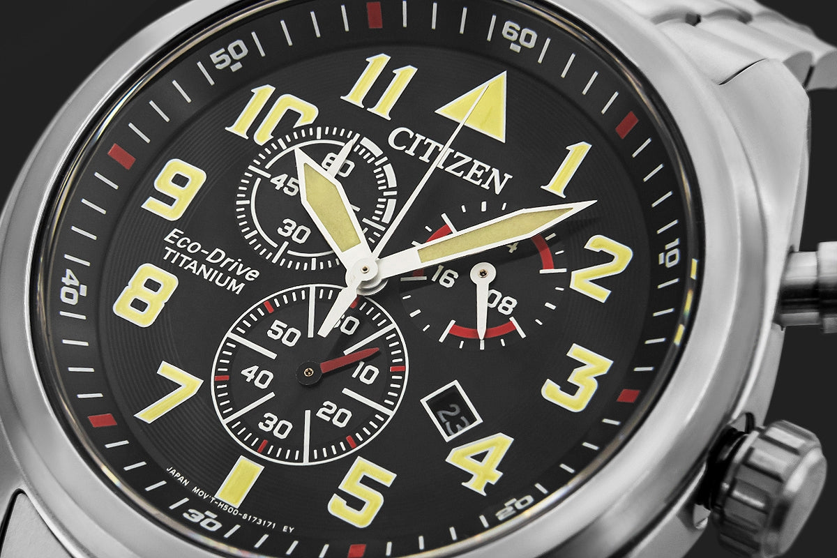 Zegarek Męski CITIZEN Super Titanium Eco-Drive AT2480-81E + BOX – zdjęcie 6