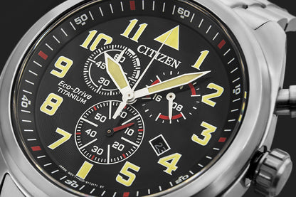 Zegarek Męski CITIZEN Super Titanium Eco-Drive AT2480-81E + BOX – zdjęcie 6