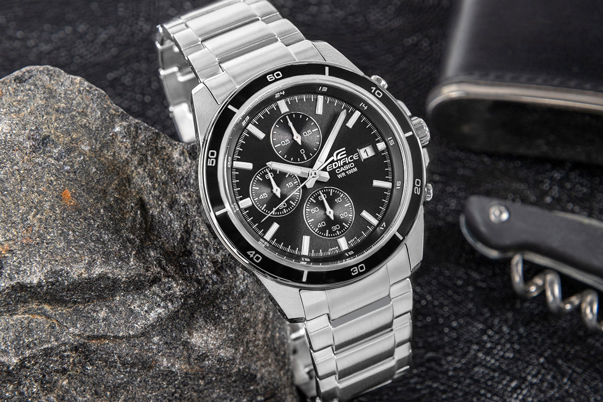 Zegarek Męski CASIO EDIFICE EFR-526D-1AVUEF + B0X – zdjęcie 6