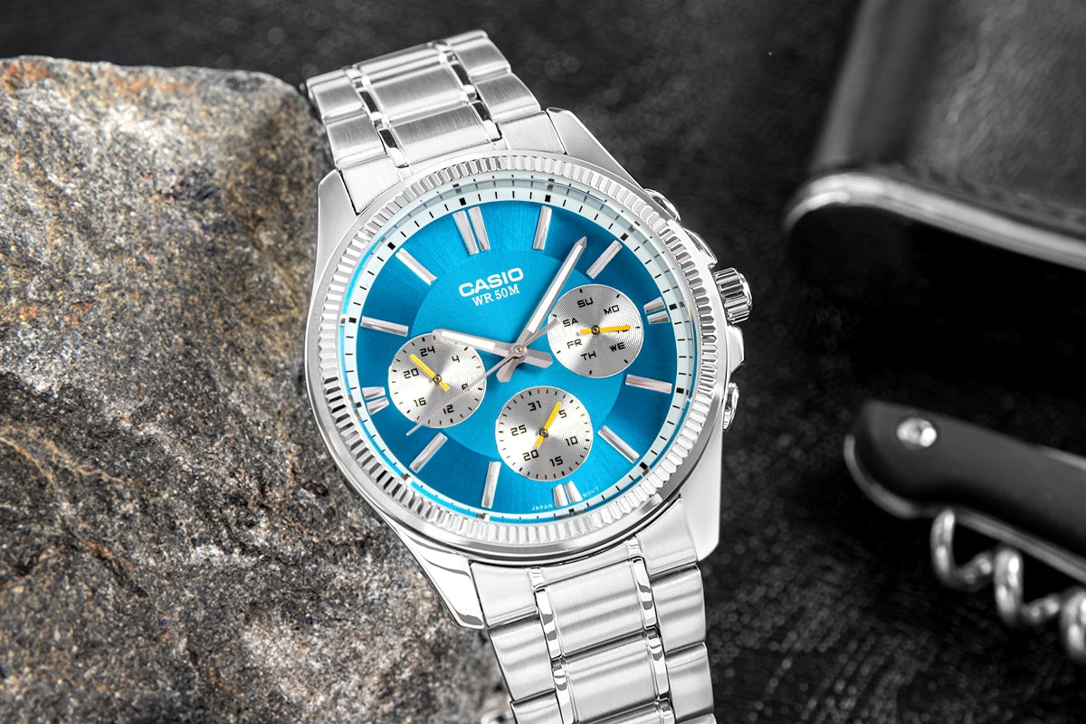 Zegarek Męski CASIO MTP-1375D-2A2VDF + BOX – zdjęcie 5