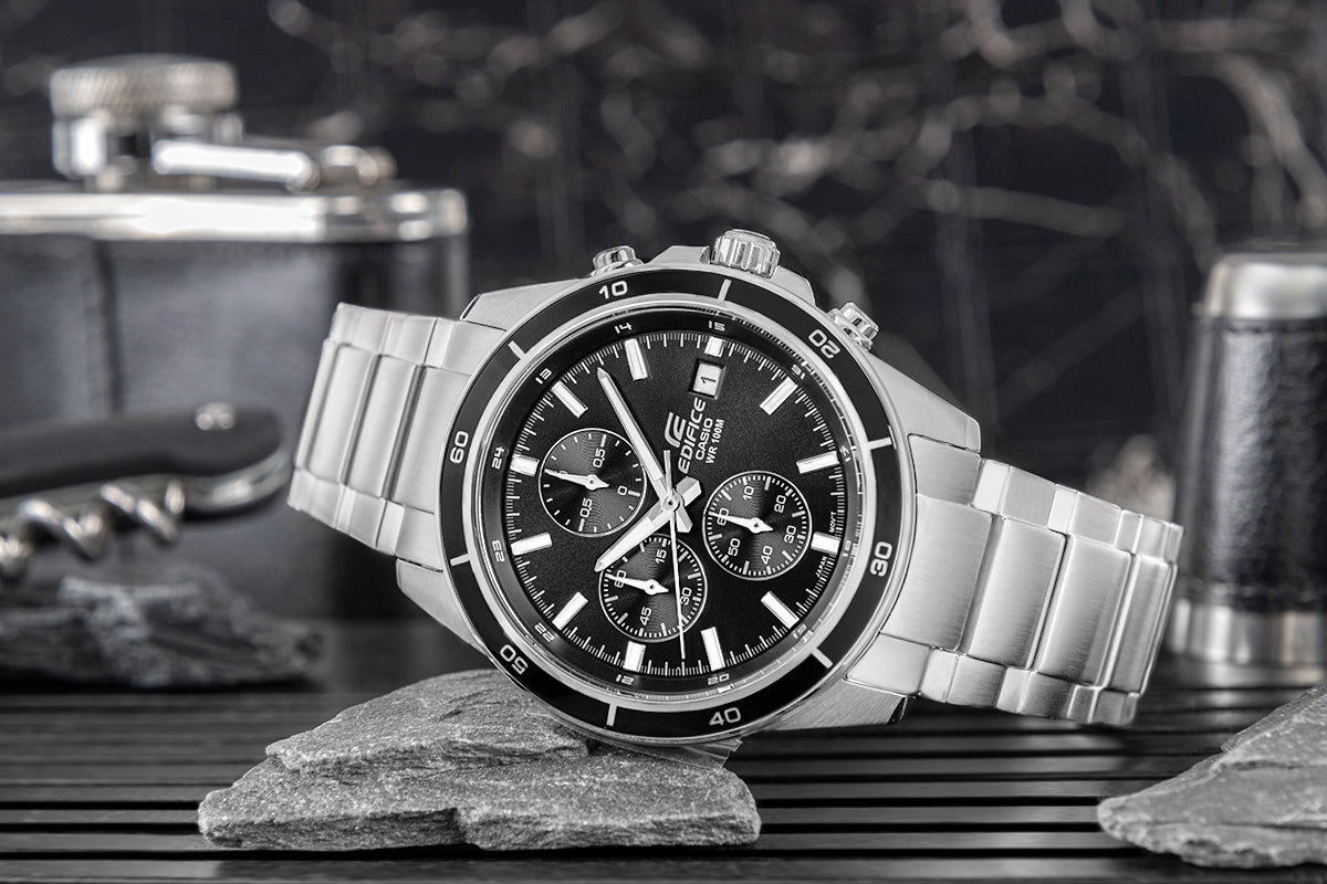 Zegarek Męski CASIO EDIFICE EFR-526D-1AVUEF + B0X – zdjęcie 7