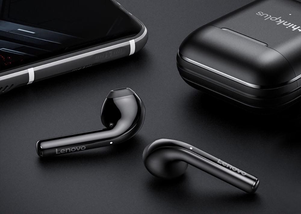 Słuchawki bezprzewodowe douszne LENOVO Thinkplus LivePods LP2 Czarne – zdjęcie 2