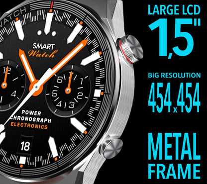 Smartwatch Rubicon RNCE99 Black Metal + Silicon SMARUB194 – zdjęcie 5