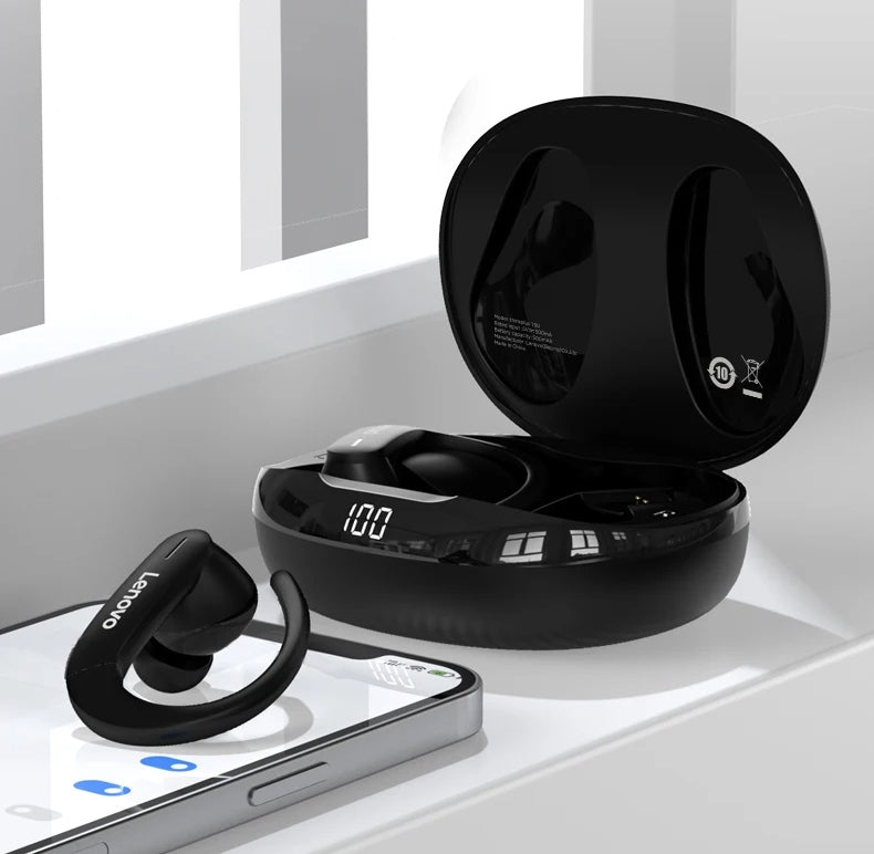 Słuchawki bezprzewodowe douszne LENOVO Thinkplus LivePods T50 Czarne – zdjęcie 12