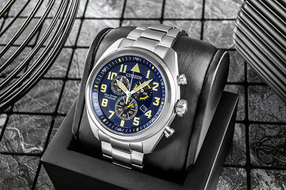 Zegarek Męski CITIZEN Super Titanium Eco-Drive AT2480-81L + BOX – zdjęcie 8