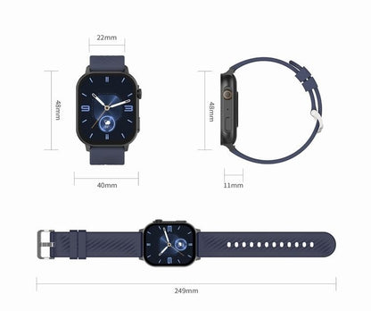 Smartwatch Damski GRAVITY GT15-12 Granatowy Pasek Silikonowy + Czarna – zdjęcie 13