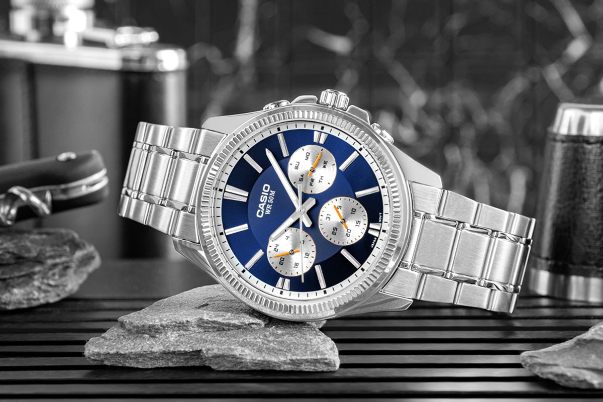 Zegarek Męski CASIO MTP-1375D-2A1VDF + BOX – zdjęcie 6