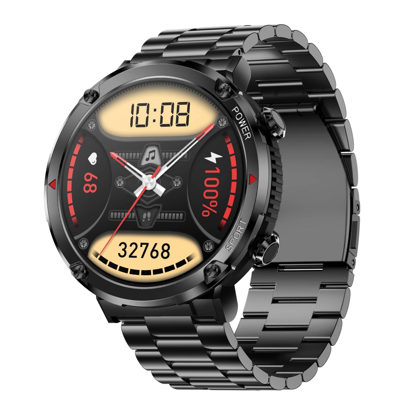 Smartwatch Gravity GT21-1+ Czarny Pasek Silikonowy – zdjęcie 2