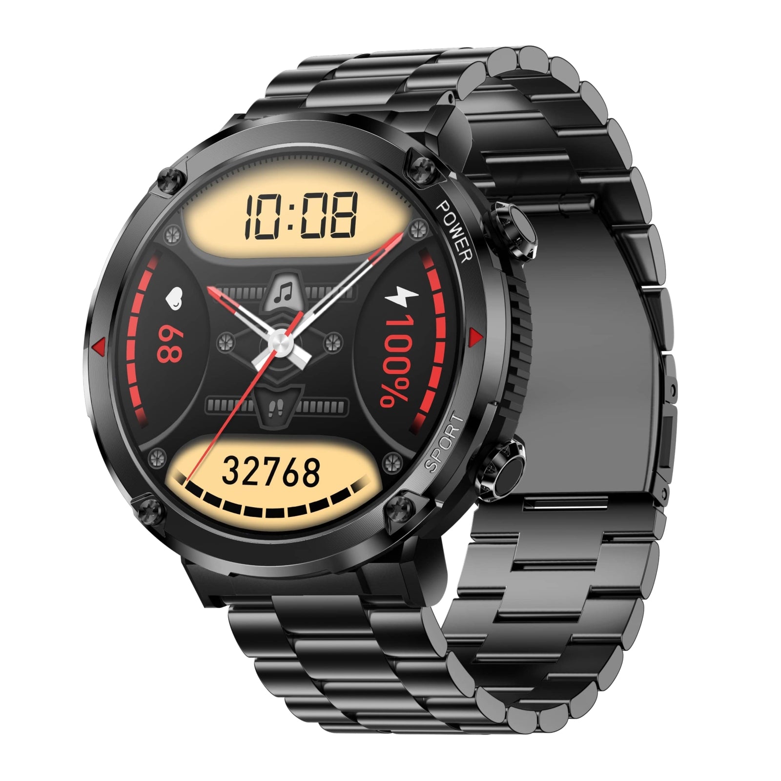Smartwatch Gravity GT21-1+ Czarny Pasek Silikonowy – zdjęcie 2