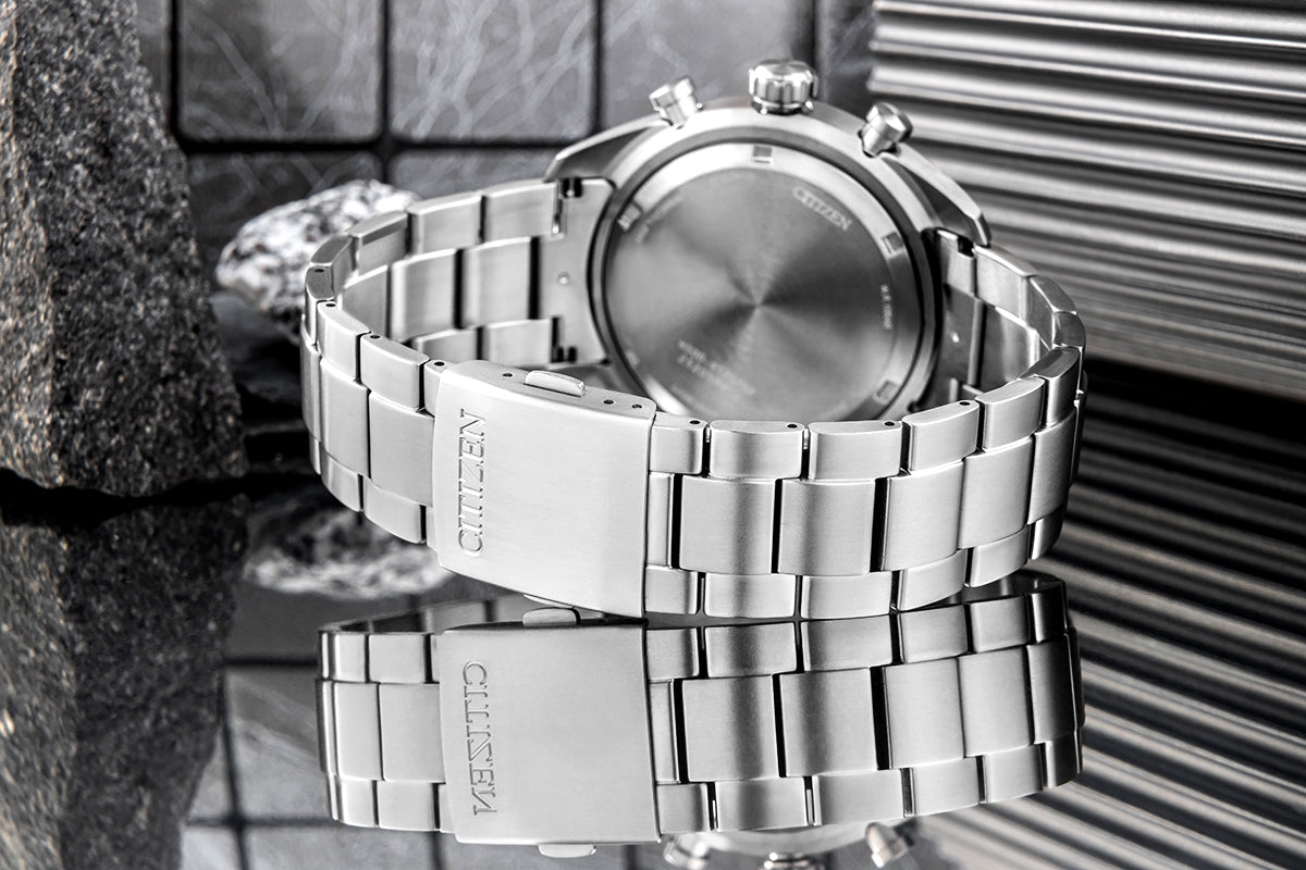 Zegarek Męski CITIZEN Super Titanium Eco-Drive AT2480-81E + BOX – zdjęcie 9