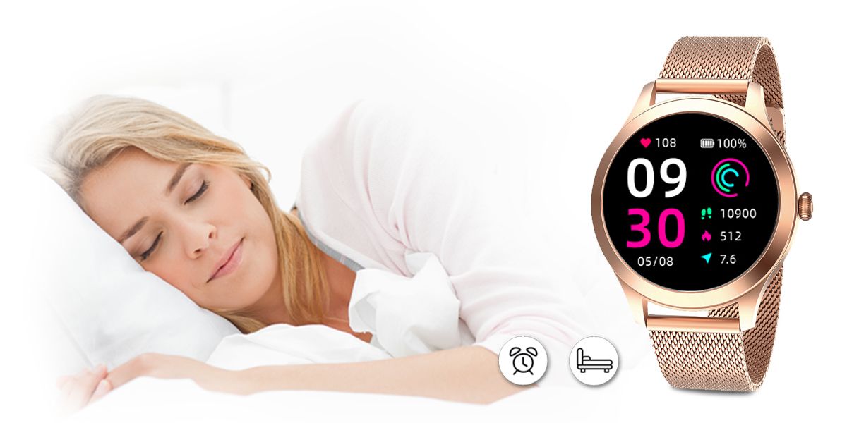 Damski SMARTWATCH G.Rossi SW014G-2 Różowe złoto – zdjęcie 15