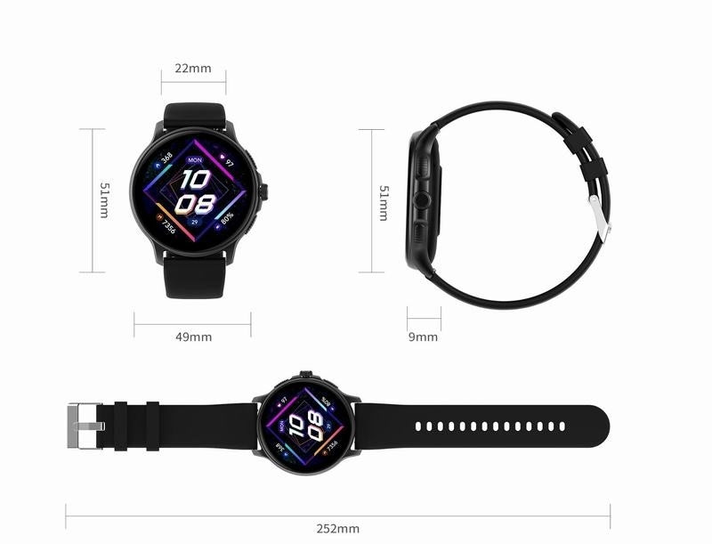 Smartwatch Damski GRAVITY GT12-3 Różowy Pasek Silikonowy + Bransoleta – zdjęcie 15