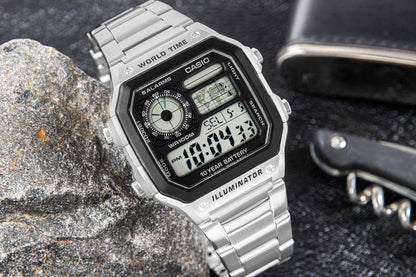 Zegarek Męski CASIO AE-1200WHD-1AVEF + BOX – zdjęcie 5