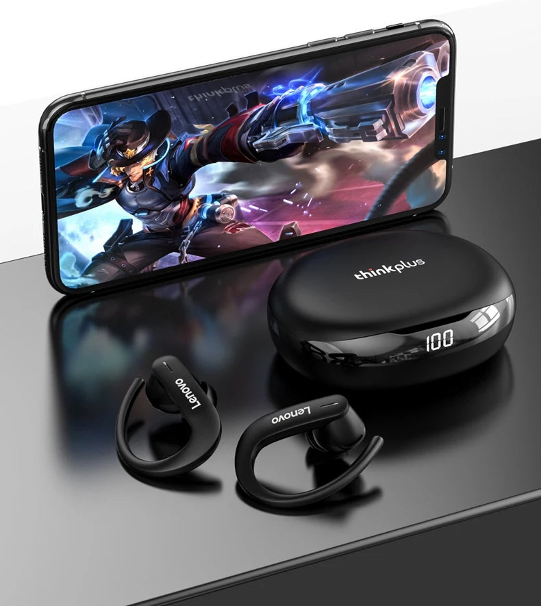 Słuchawki bezprzewodowe douszne LENOVO Thinkplus LivePods T50 Czarne – zdjęcie 15