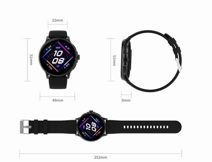 Smartwatch Damski GRAVITY GT12-2 Granatowy Pasek Silikonowy + Czarna – zdjęcie 15