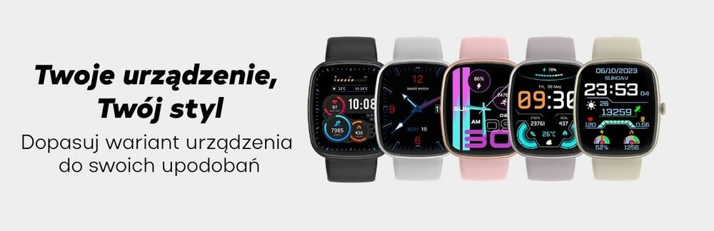 Smartwatch Damski GRAVITY GT18-8 Beżowy Pasek Silikonowy + Biały Pasek – zdjęcie 16