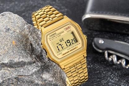Zegarek CASIO Vintage A158WETG-9AEF + BOX – zdjęcie 5