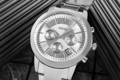 Zegarek Męski Skmei 9097SI + BOX – zdjęcie 9