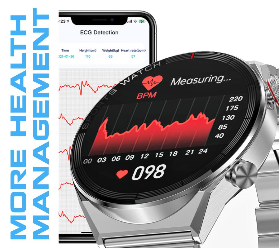 Smartwatch Rubicon RNCE99 Black Metal + Silicon SMARUB194 – zdjęcie 10