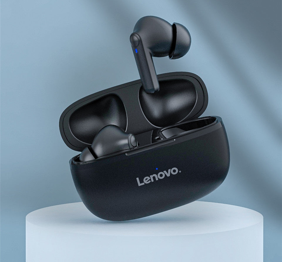 Słuchawki bezprzewodowe douszne LENOVO HT05 Czarne – zdjęcie 2
