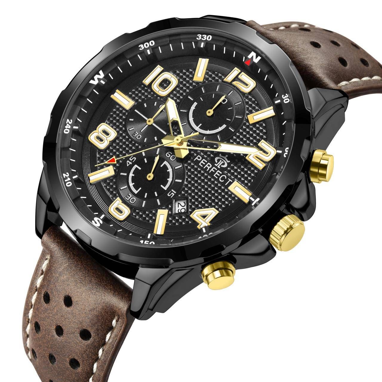 Zegarek Męski Perfect Chronograf CH05L-08 + Box – zdjęcie 4