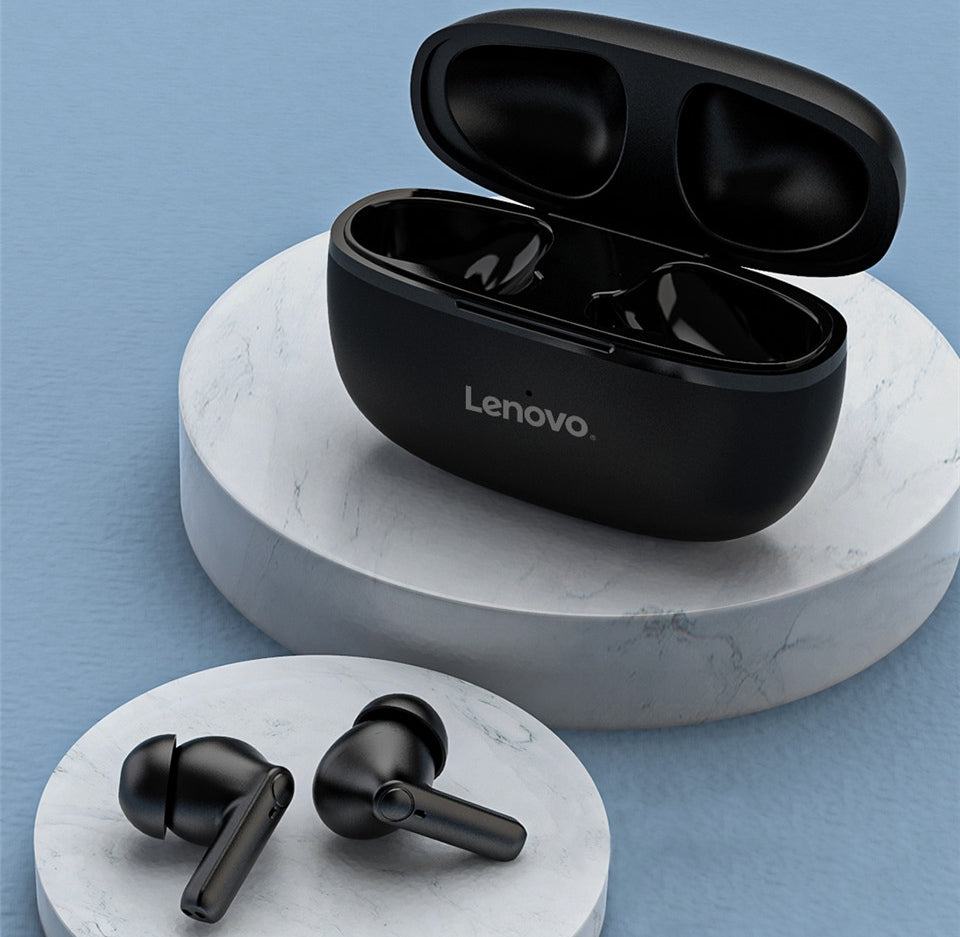 Słuchawki bezprzewodowe douszne LENOVO HT05 Czarne – zdjęcie 4
