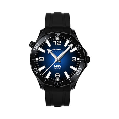 Smartwatch VELTORI VT150-1 Czarny Pasek Silikonowy + Czarna Bransoleta – zdjęcie 4