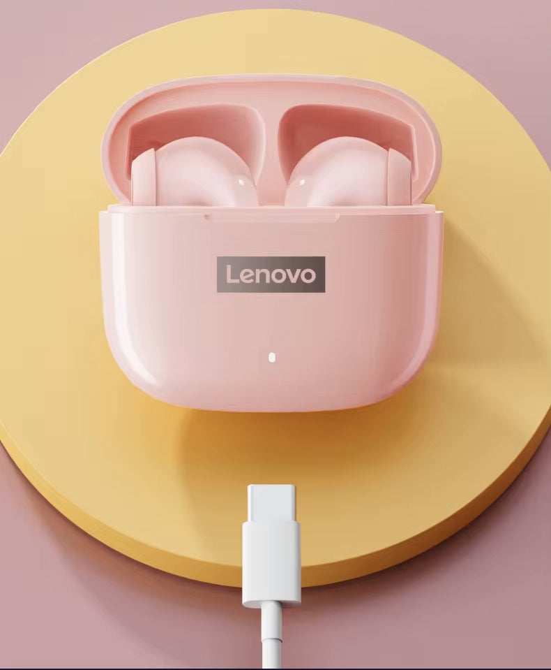 Słuchawki bezprzewodowe douszne LENOVO Thinkplus LivePods LP40 PRO Różowe – zdjęcie 5
