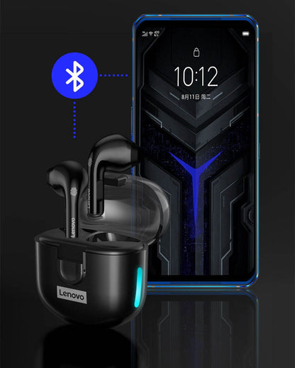 Słuchawki bezprzewodowe douszne LENOVO Thinkplus LivePods LP12 Czarne – zdjęcie 5