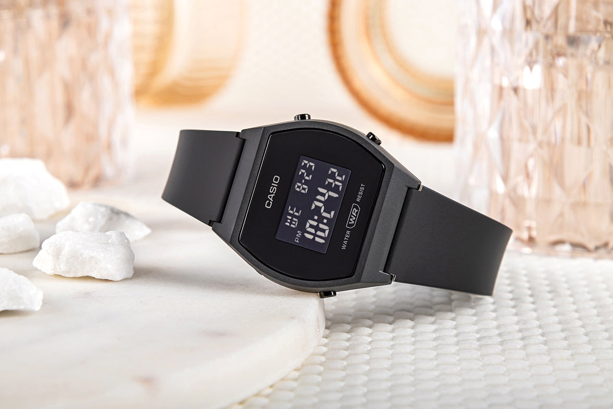 Zegarek Damski CASIO LW-204-1BEF Czarny Unisex + BOX – zdjęcie 7