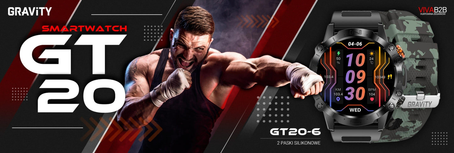Smartwatch Gravity GT20-6 – zdjęcie 7