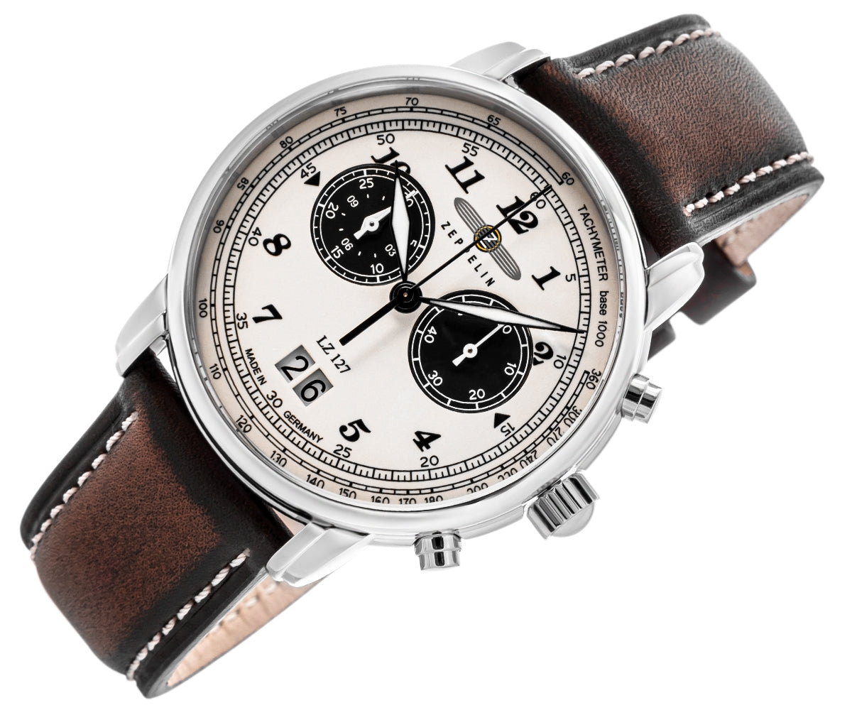 Zegarek Męski ZEPPELIN Graf Chronograph LZ 127 + BOX – zdjęcie 2