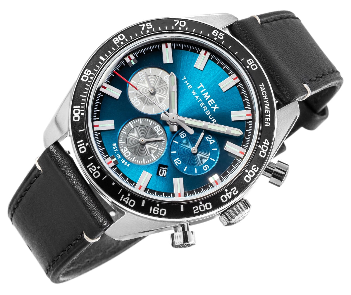 Zegarek Męski TIMEX Waterbury Traditional Chronograph TW2Y18600 + BOX – zdjęcie 2