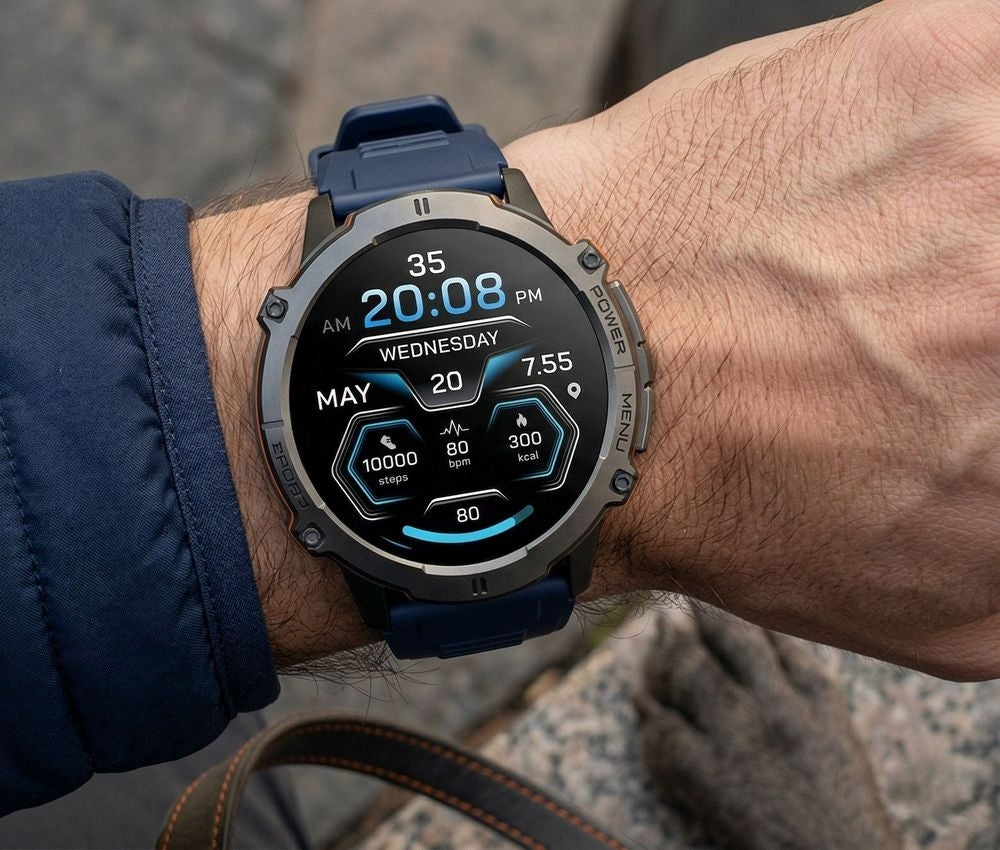 Smartwatch Gravity Czarny Pasek + Bransoleta GT42-2 – zdjęcie 2