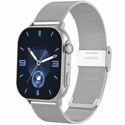 Smartwatch Gravity GT15-9 Czarny Pasek Silikonowy + Srebrna Bransoleta – zdjęcie 2