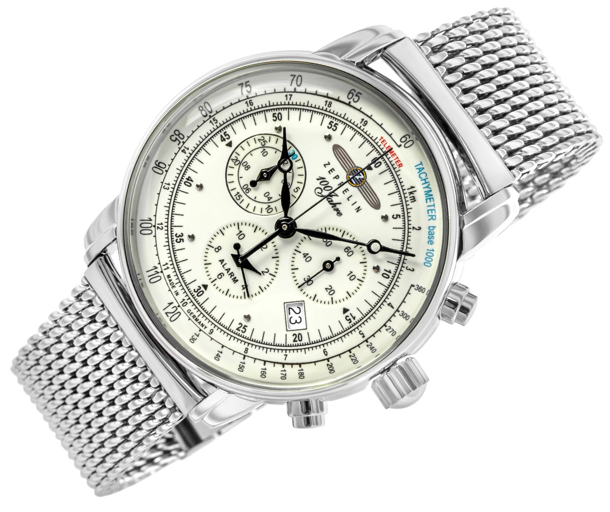 Zegarek Męski ZEPPELIN 100 Jahre Chronograph 8680M-3 + BOX – zdjęcie 2
